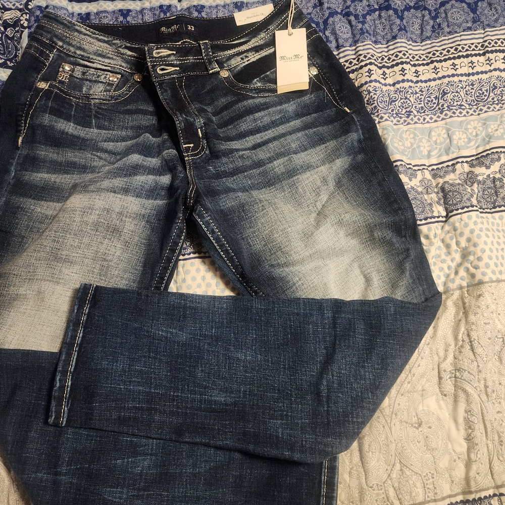 Miss Me Blue Denim Jeans